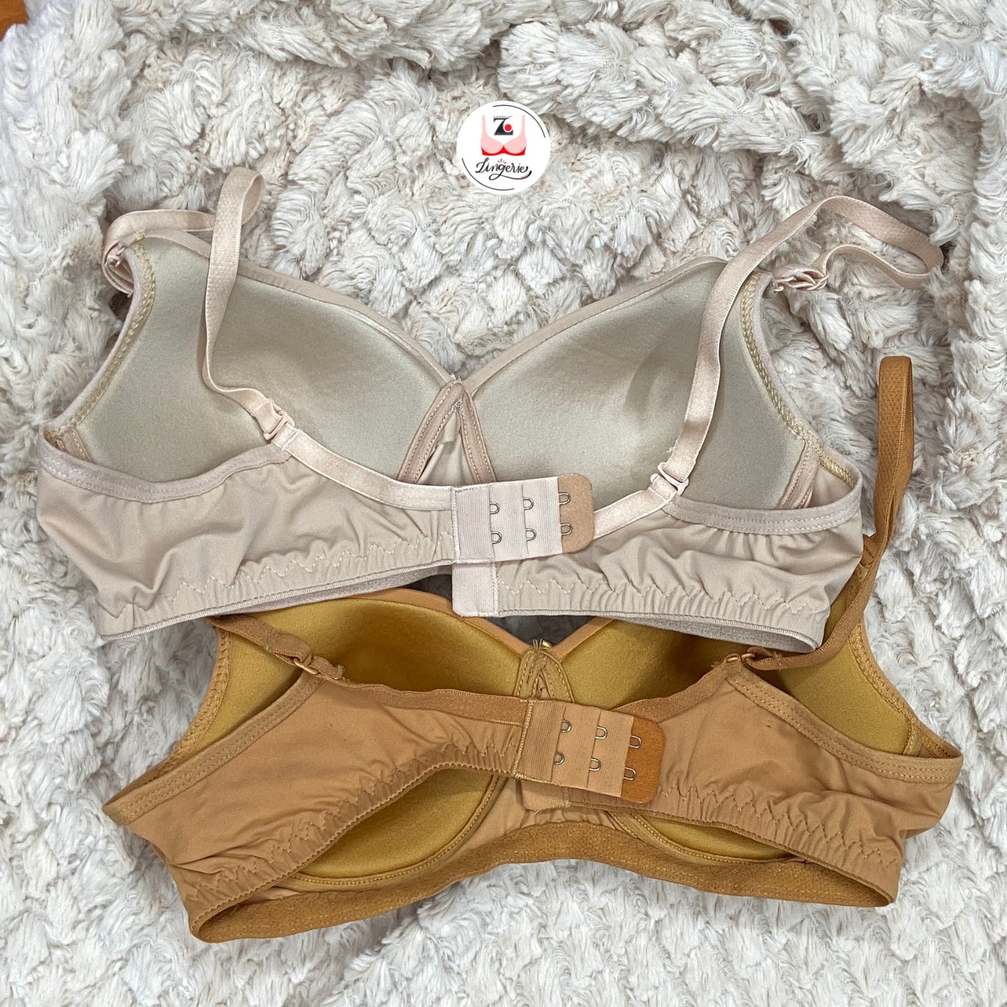 Solid Padded Brassiere pack of 2