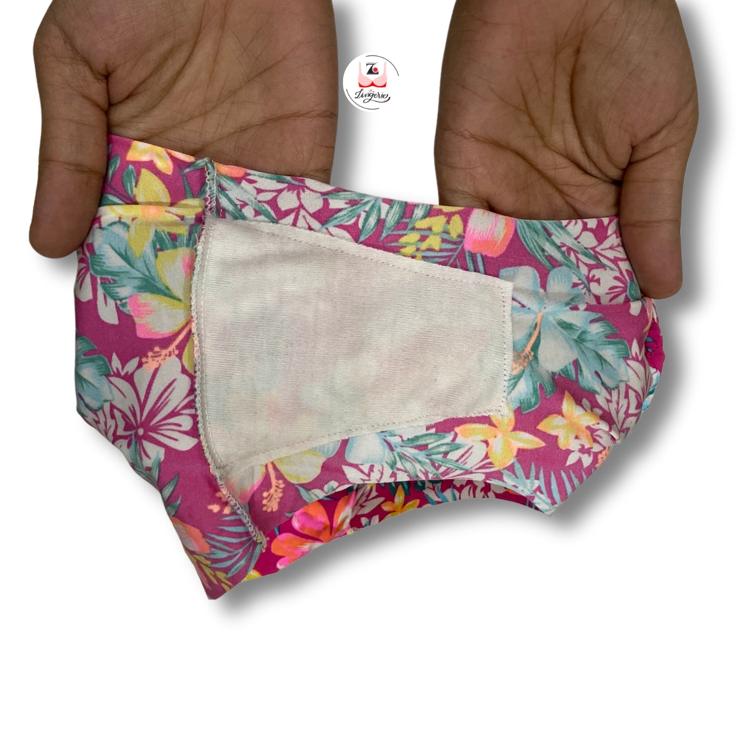 Printed Multicolour Seamless Hipster Ice Silk Stretchable Briefs Free Size