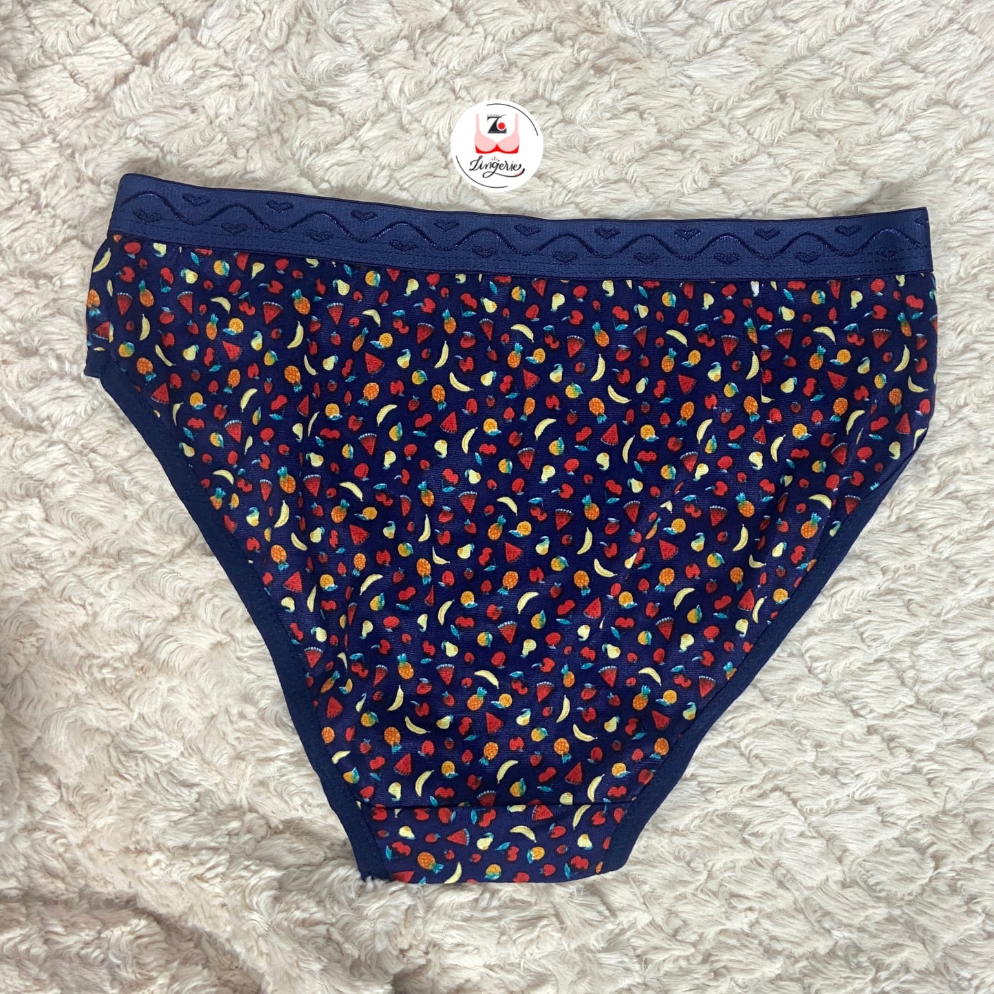 Fruits Printed Cotton Lycra Briefs Pack of 3