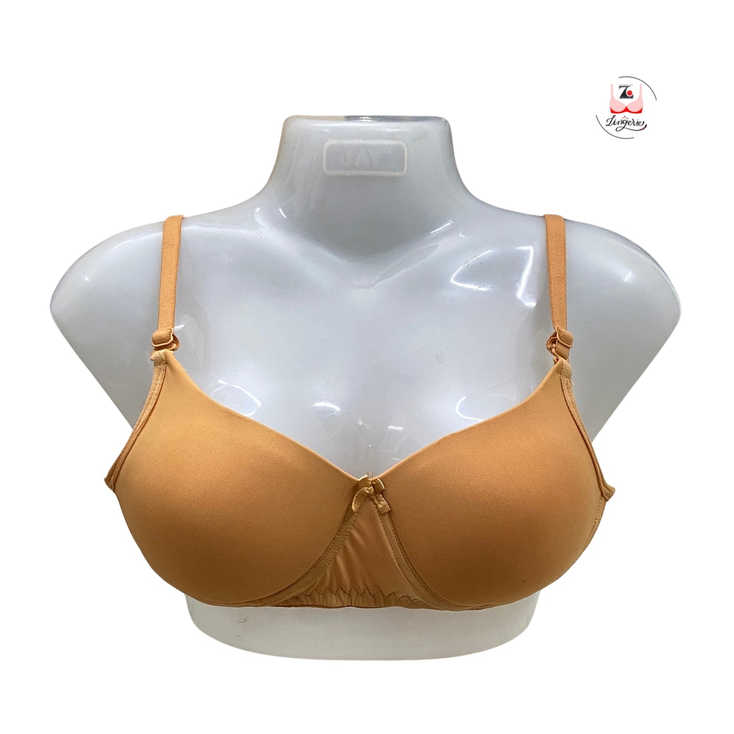 Solid Padded Brassiere pack of 2