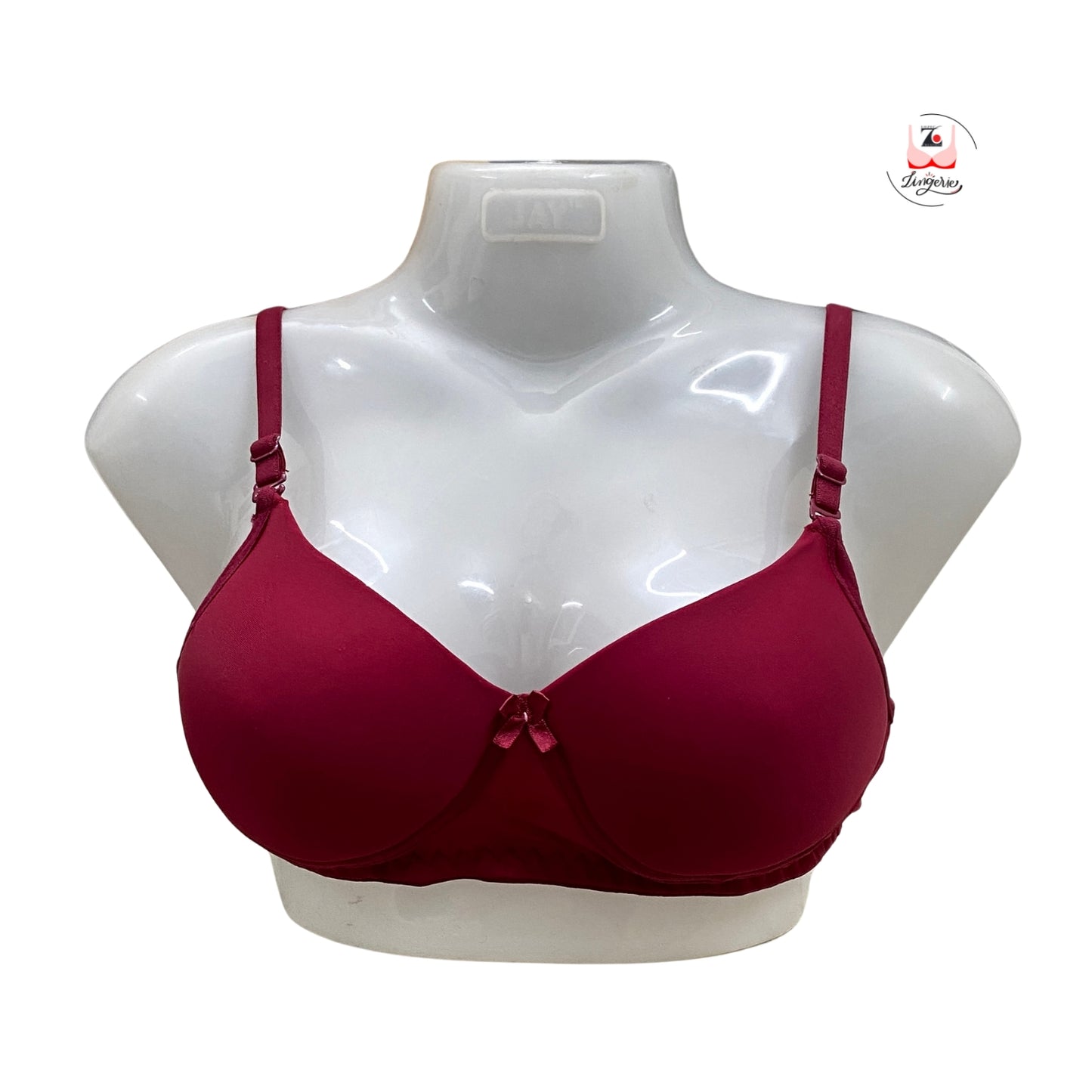 Solid Padded Brassiere pack of 2