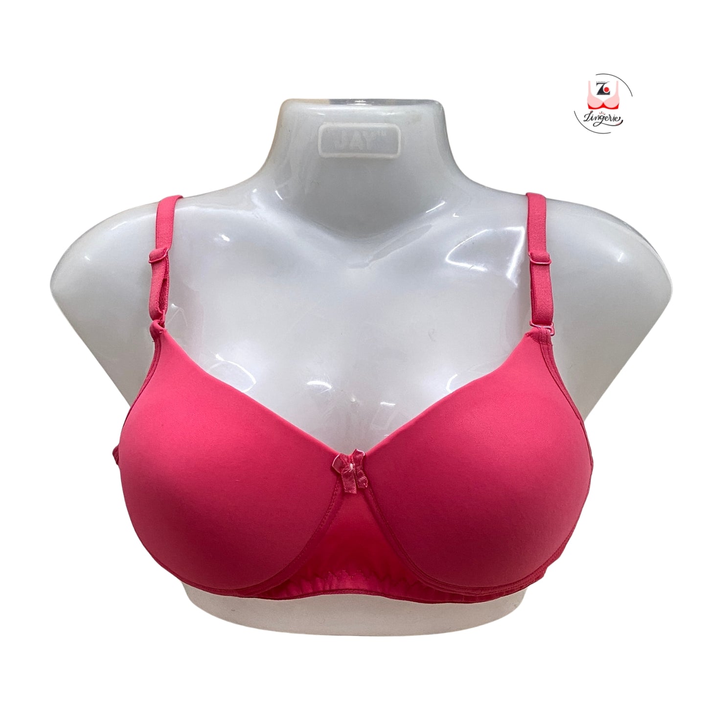 Solid Padded Brassiere pack of 2