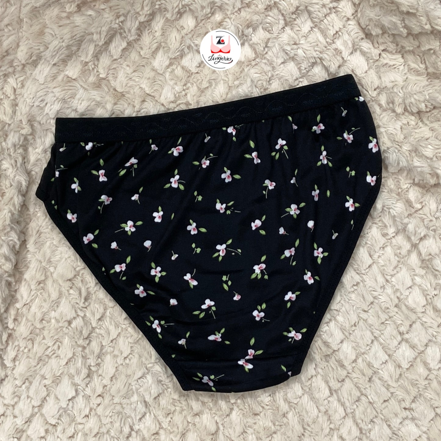Assorted Basic Printed Cotton Lycra Briefs Pack of 3