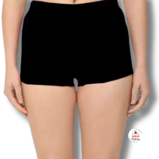 Woman Shorts Tights Stretchable Pack of 2