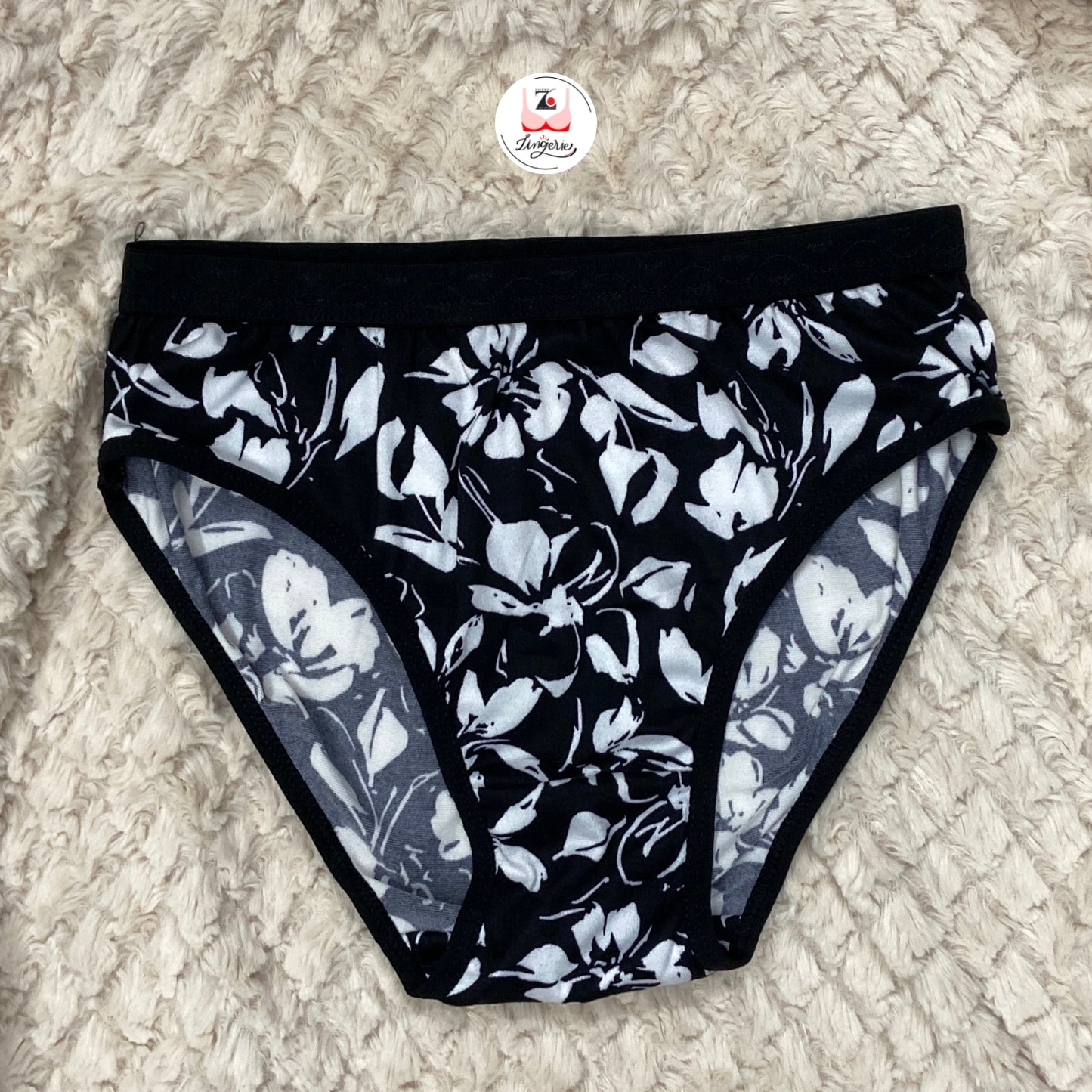 Assorted Printed Cotton Lycra Briefs Pack of 3