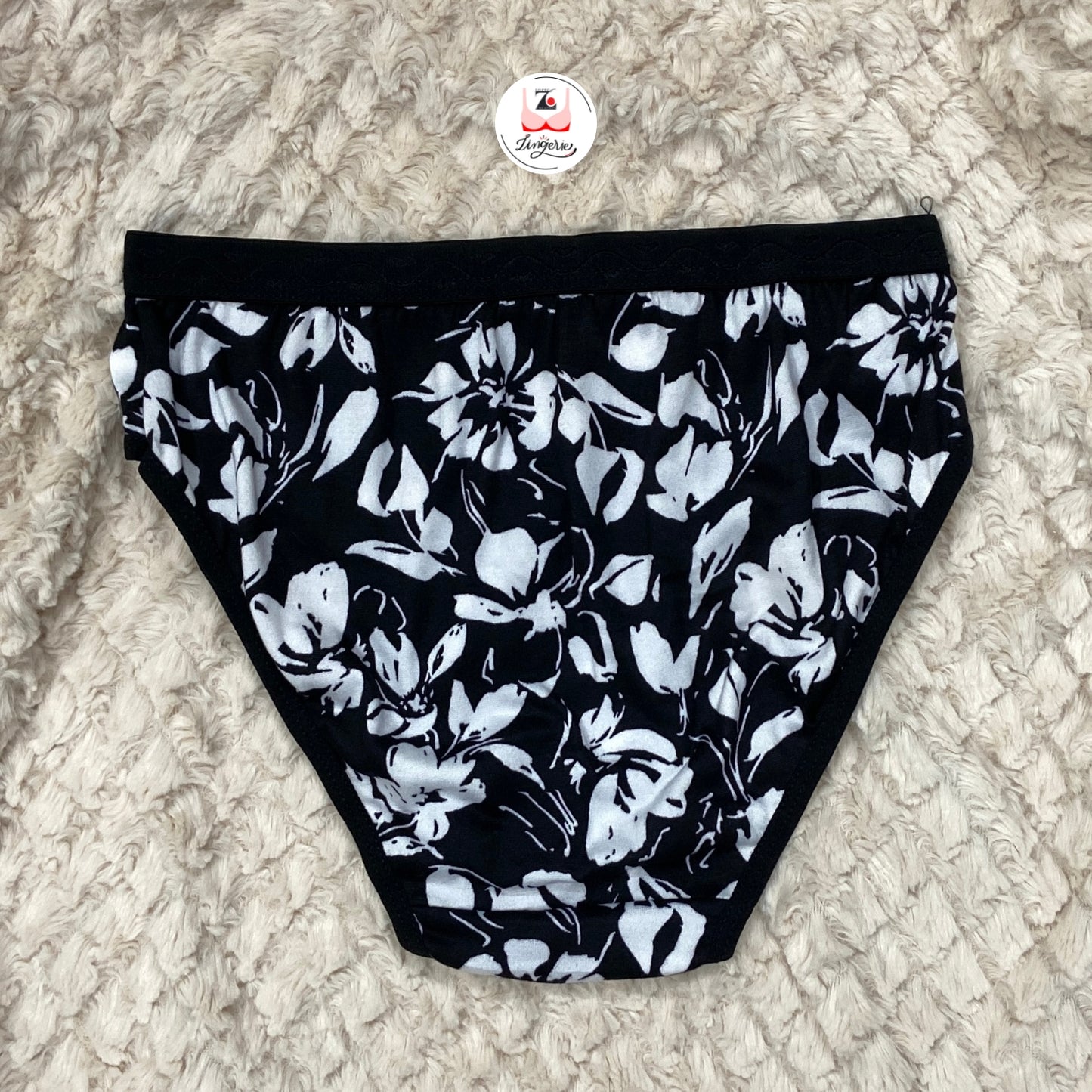 Assorted Printed Cotton Lycra Briefs Pack of 3