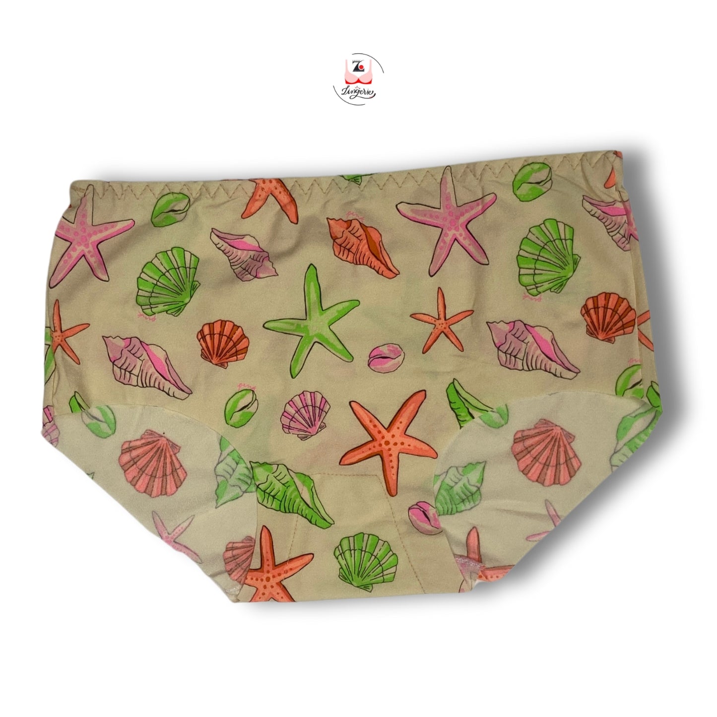 Printed Multicolour Seamless Hipster Ice Silk Stretchable Briefs Free Size