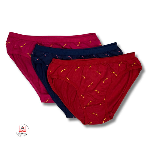 Printed Cotton Briefs Pack of 3