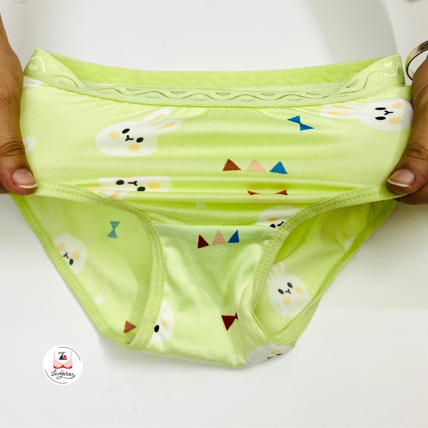 Bunny Printed Cotton Lycra Briefs Pack of 3