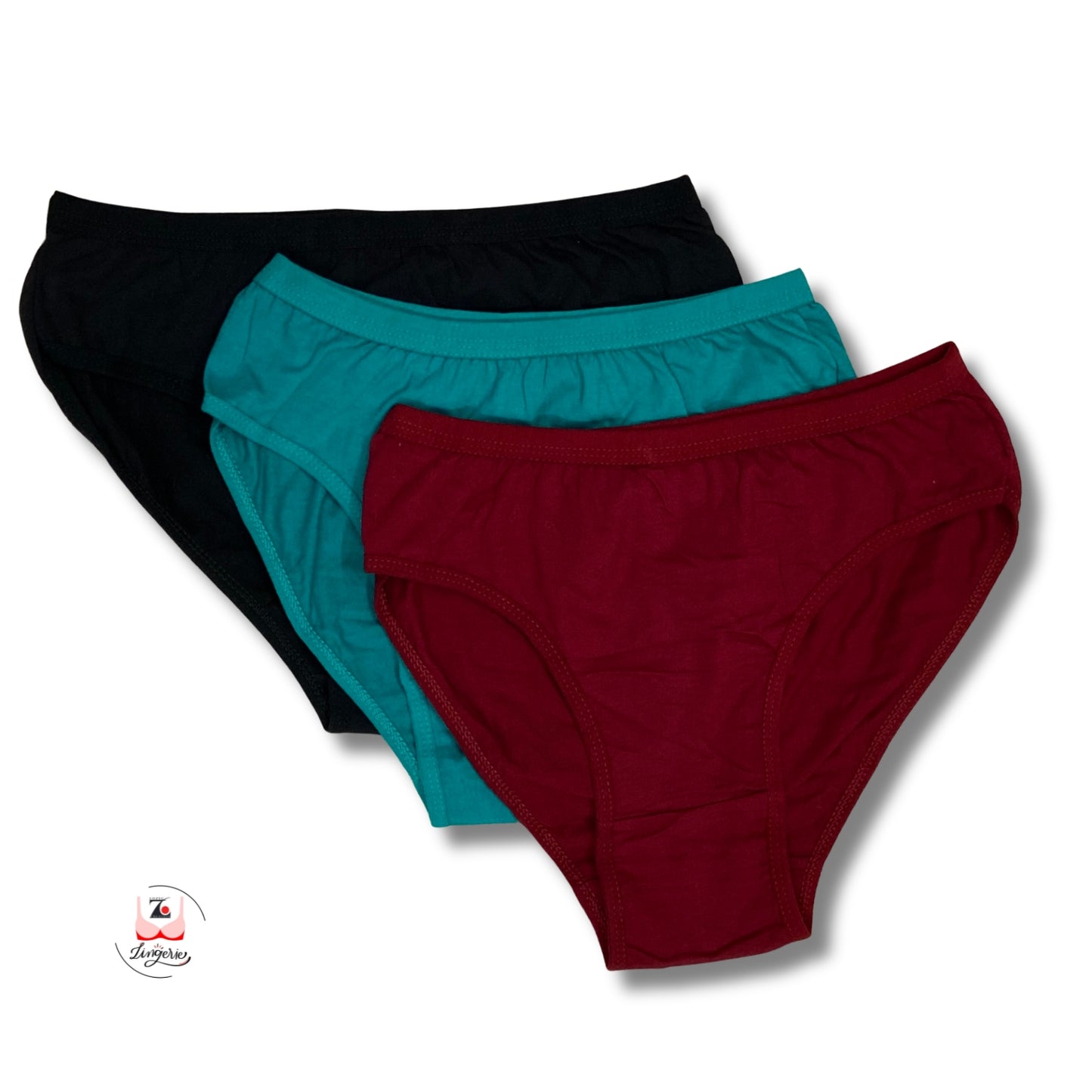 Solid Cotton Briefs Pack of 3