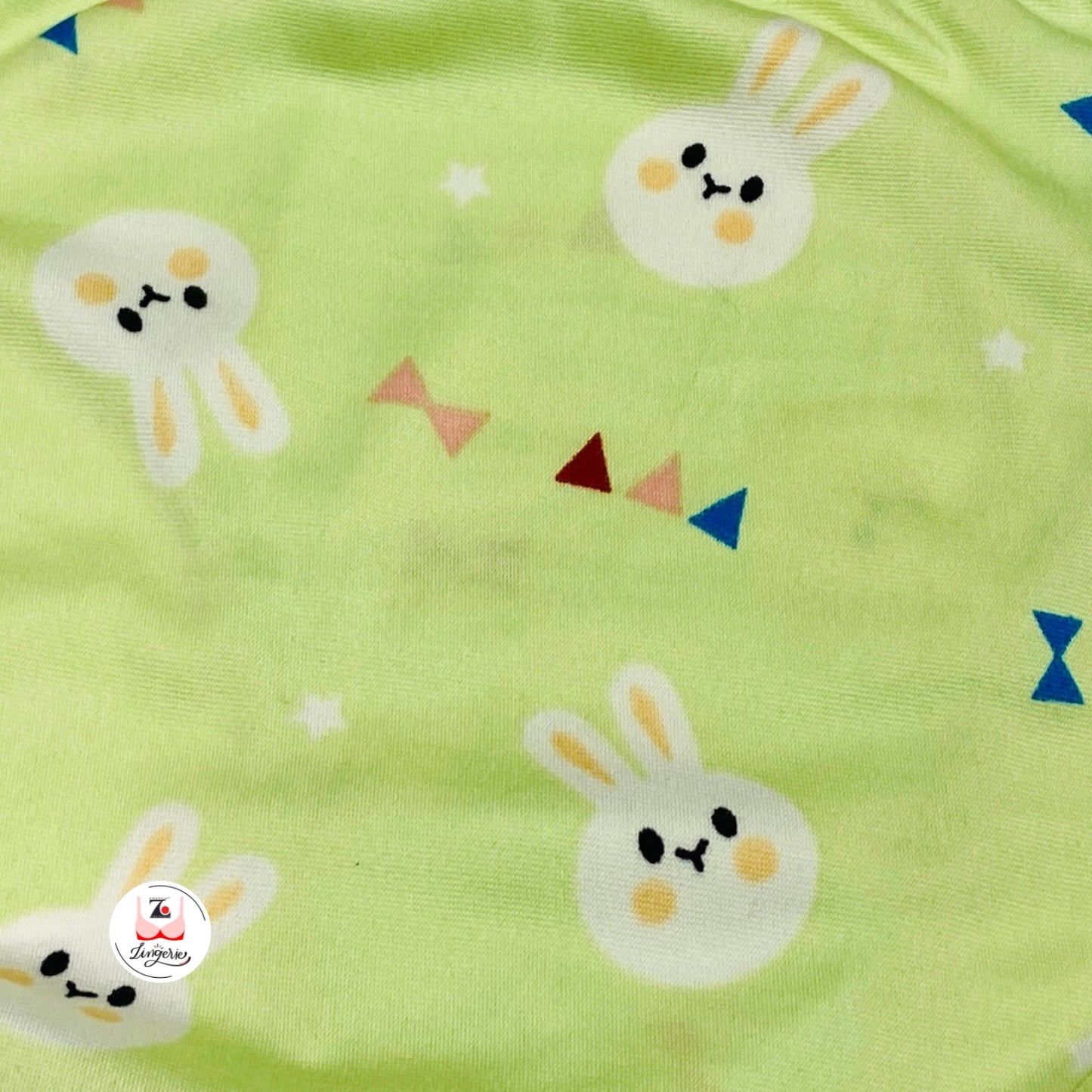 Bunny Printed Cotton Lycra Briefs Pack of 3