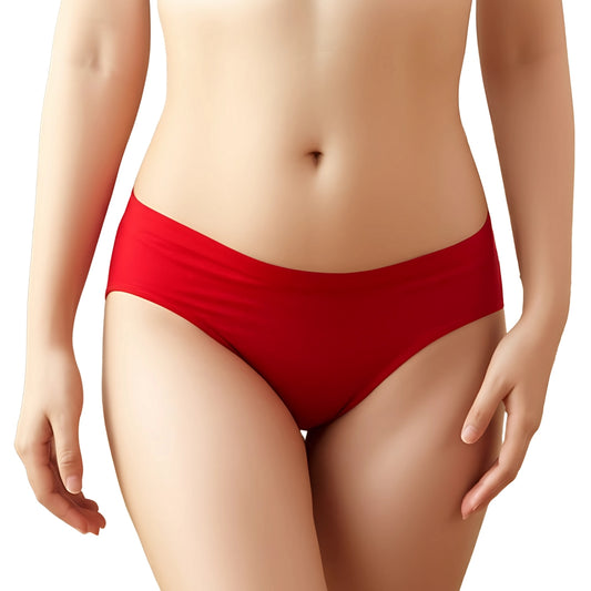 Romantic Red Cotton Bikini – Breathable, Comfortable & Perfect for Wedding Night | LOZEC CREATION