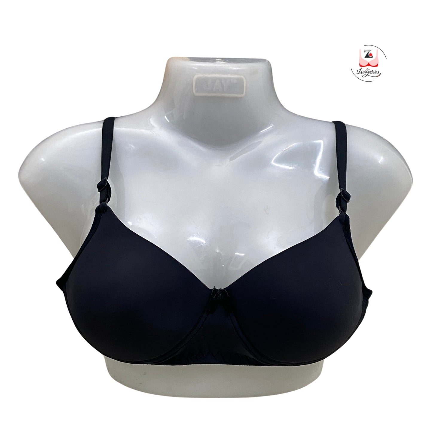 Solid Padded Brassiere pack of 2