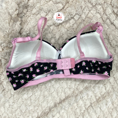 Flower Printed Light Padded Brassiere