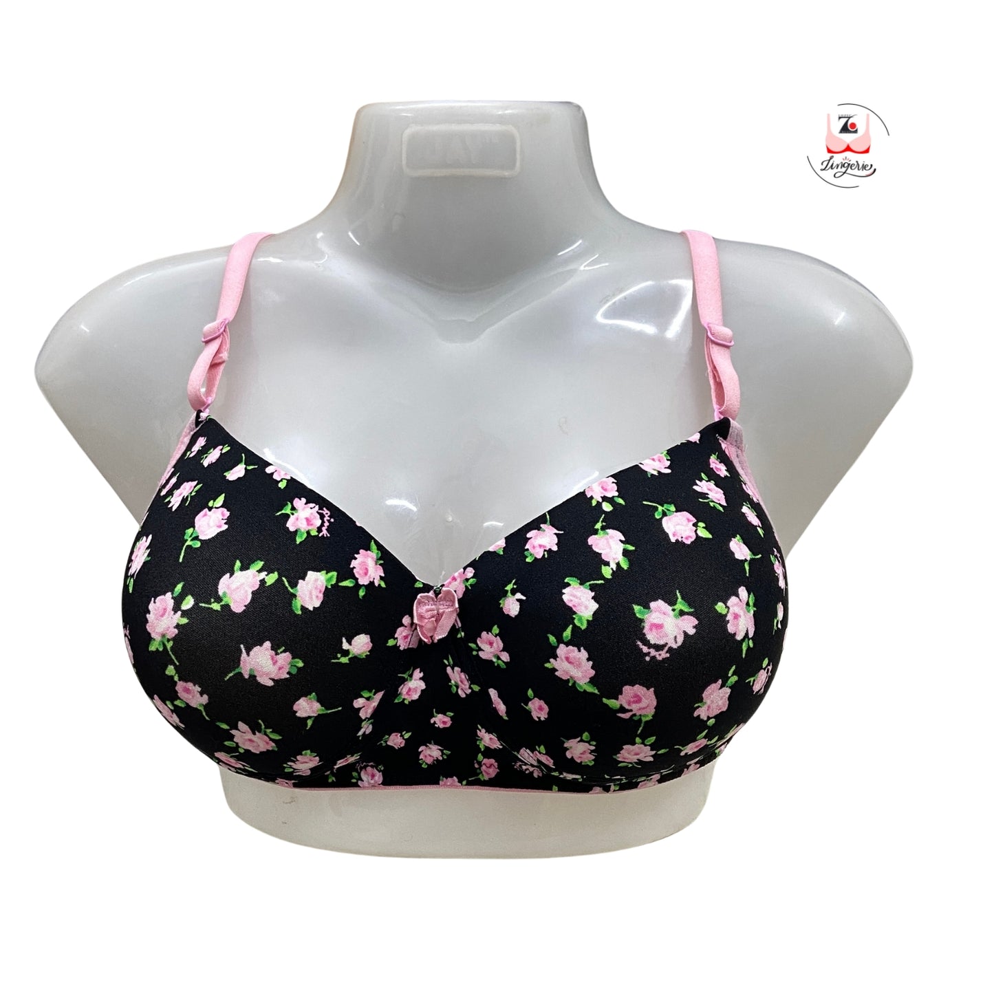 Flower Printed Light Padded Brassiere