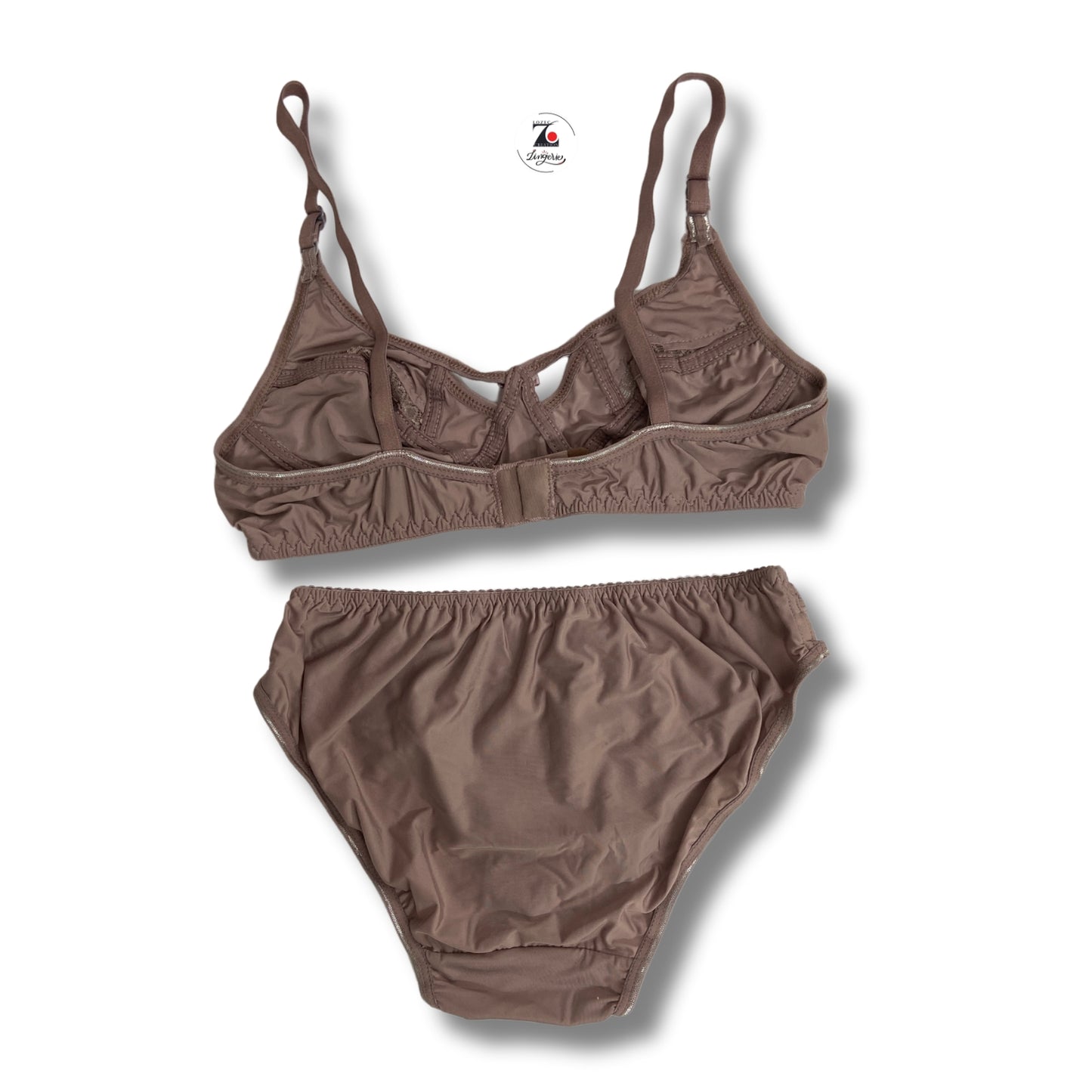 Bridal lingerie set with sliver design