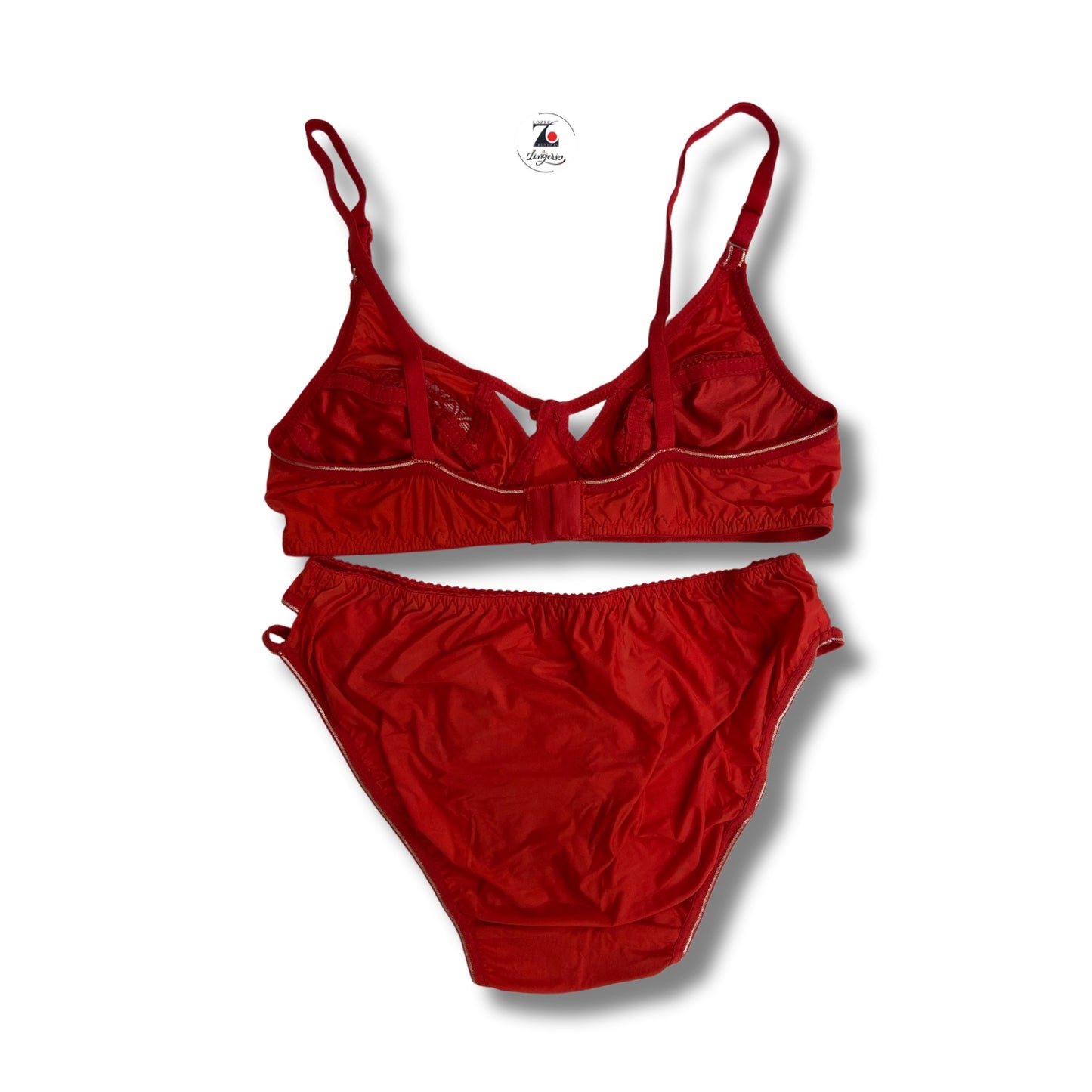 Bridal lingerie set with sliver design