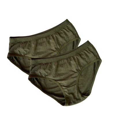 LOZEC CREATION® - Women’s Cotton Mid-Rise Panties – Soft & Breathable Daily Wear Briefs (Pack of 2)