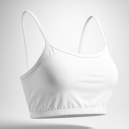 Lozec Creation free-size cotton bralette in black and white for women, fits XS to L, seamless and wire-free comfort top.